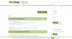 Desktop Screenshot of kaustopp.de